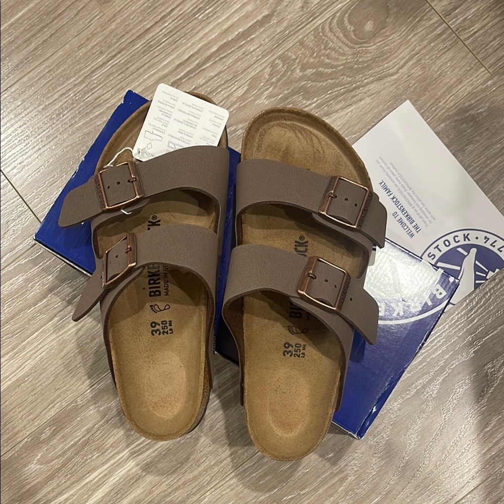 Birkenstock Arizona Birko-Flor Nubuck Mocha EU 39
